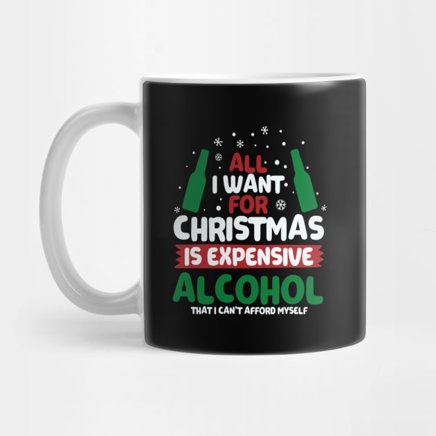 All I Want For Christmas Is Expensive Alcohol by thingsandthings